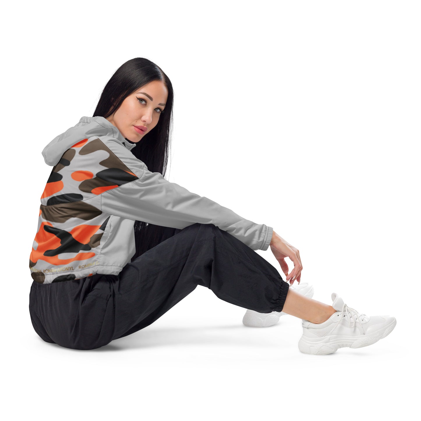 Cortavientos crop RZ camuflado
