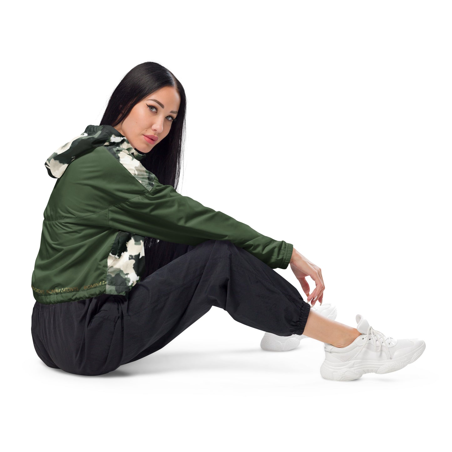 Cortavientos crop RZ camuflado