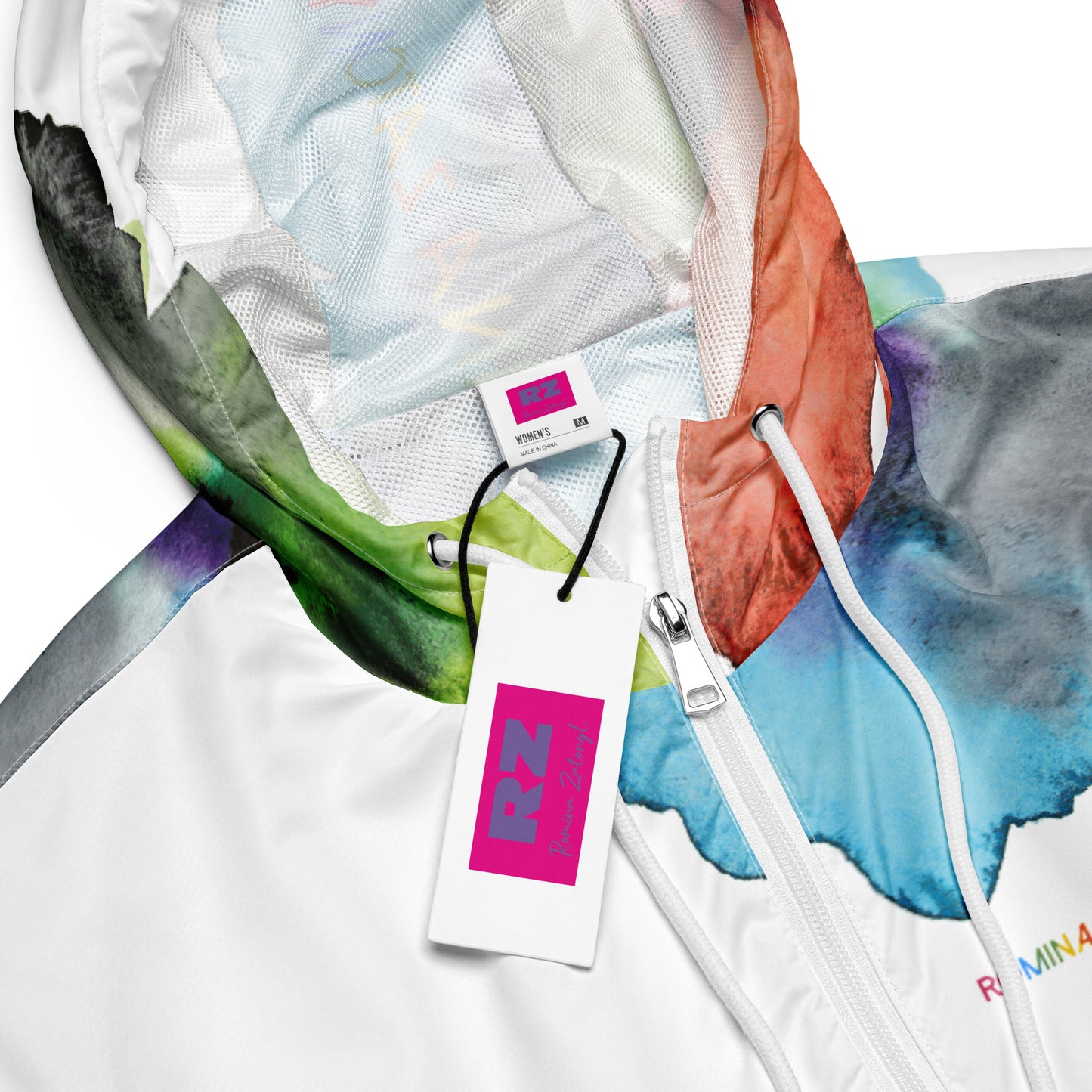 Cortavientos crop impermeable para mujer RZ
