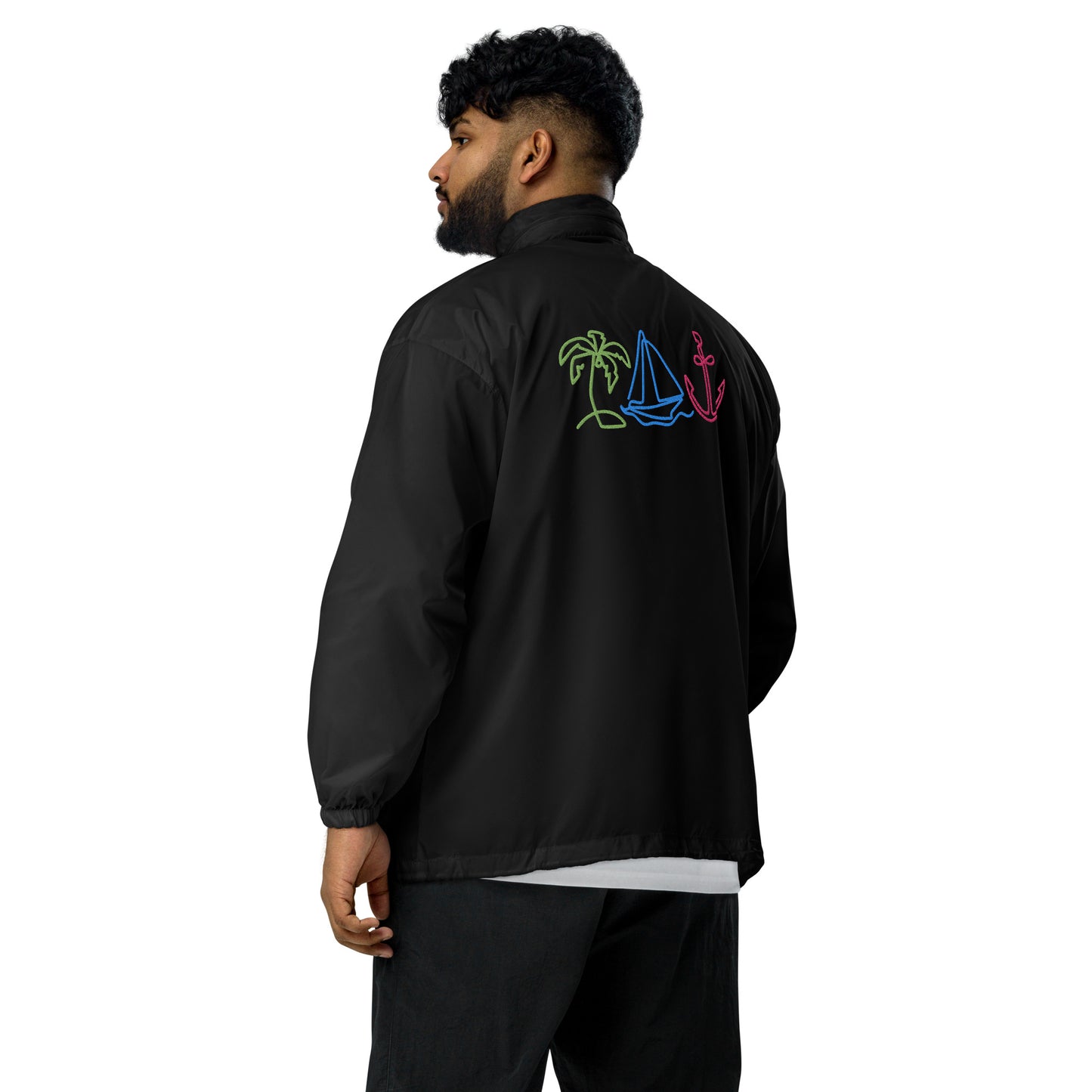 Cortavientos básico unisex bordado RZ