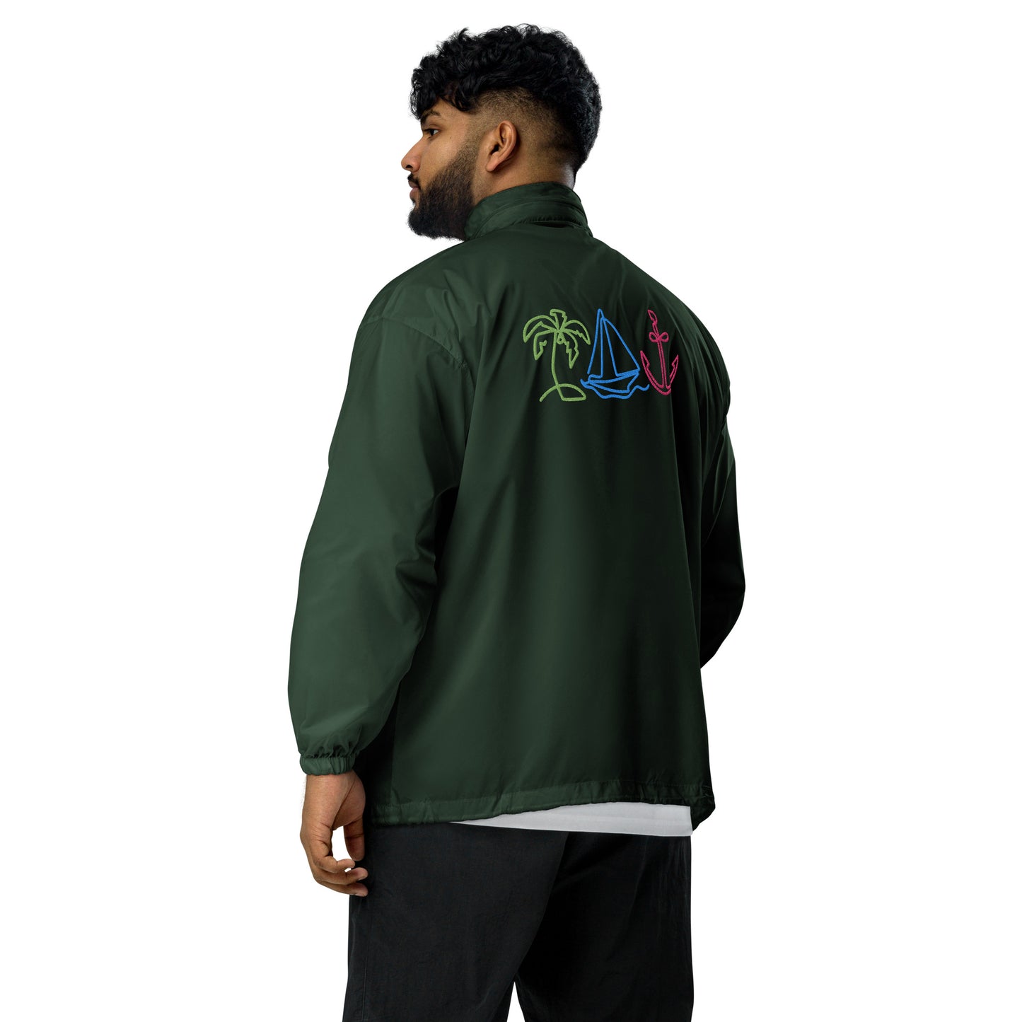 Cortavientos básico unisex bordado RZ