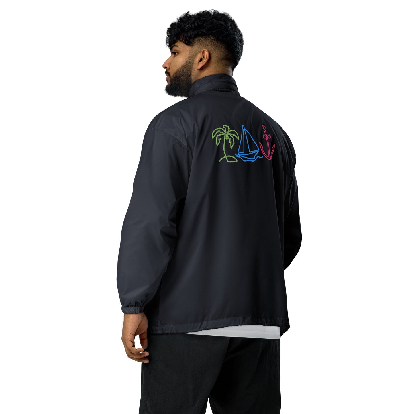 Cortavientos básico unisex bordado RZ