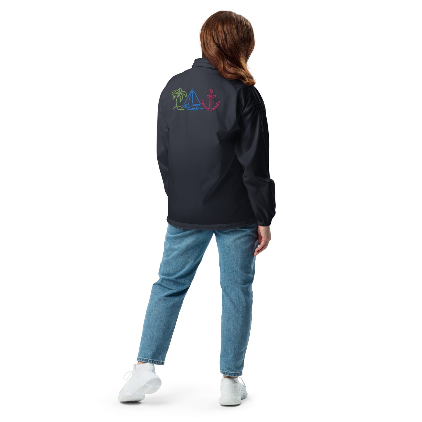 Cortavientos básico unisex bordado RZ