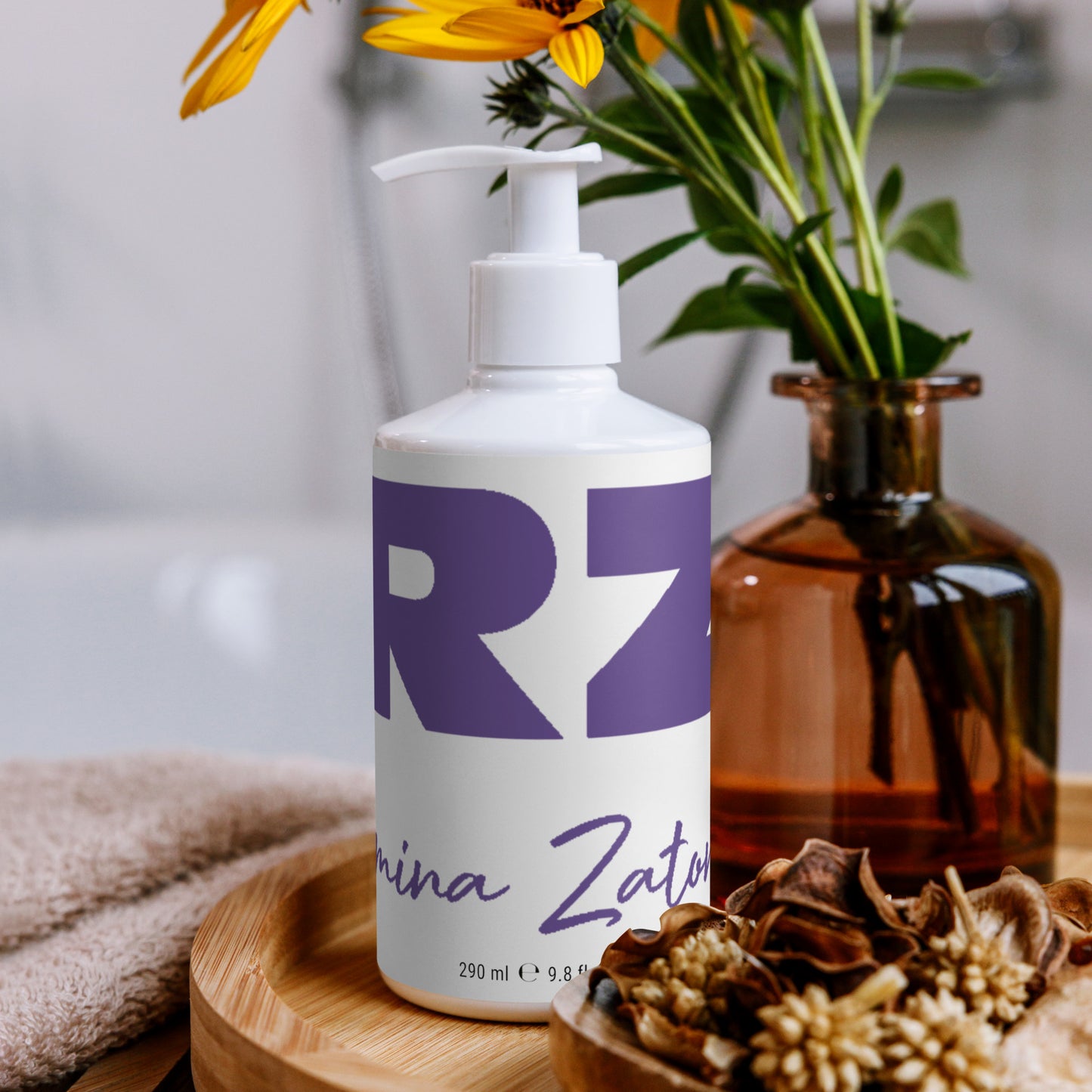 Crema hidratante floral para manos y cuerpo RZ