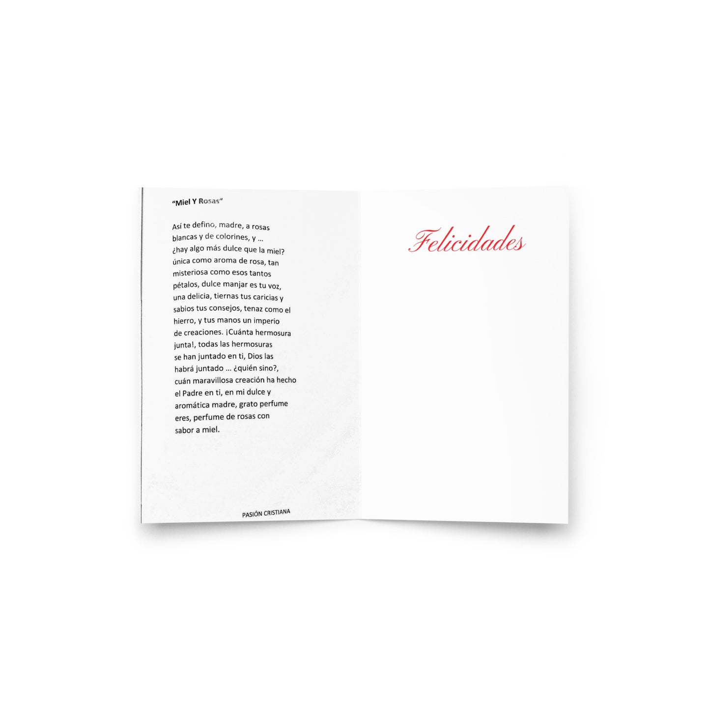 Tarjeta de felicitación, Pasión Cristiana I