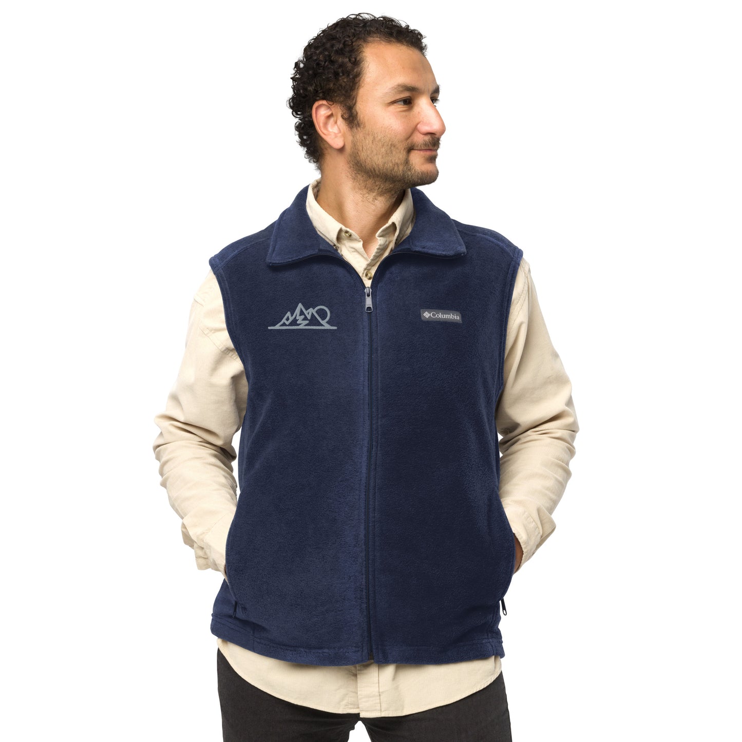 Columbia Men Embroidered Fleece Jacket
