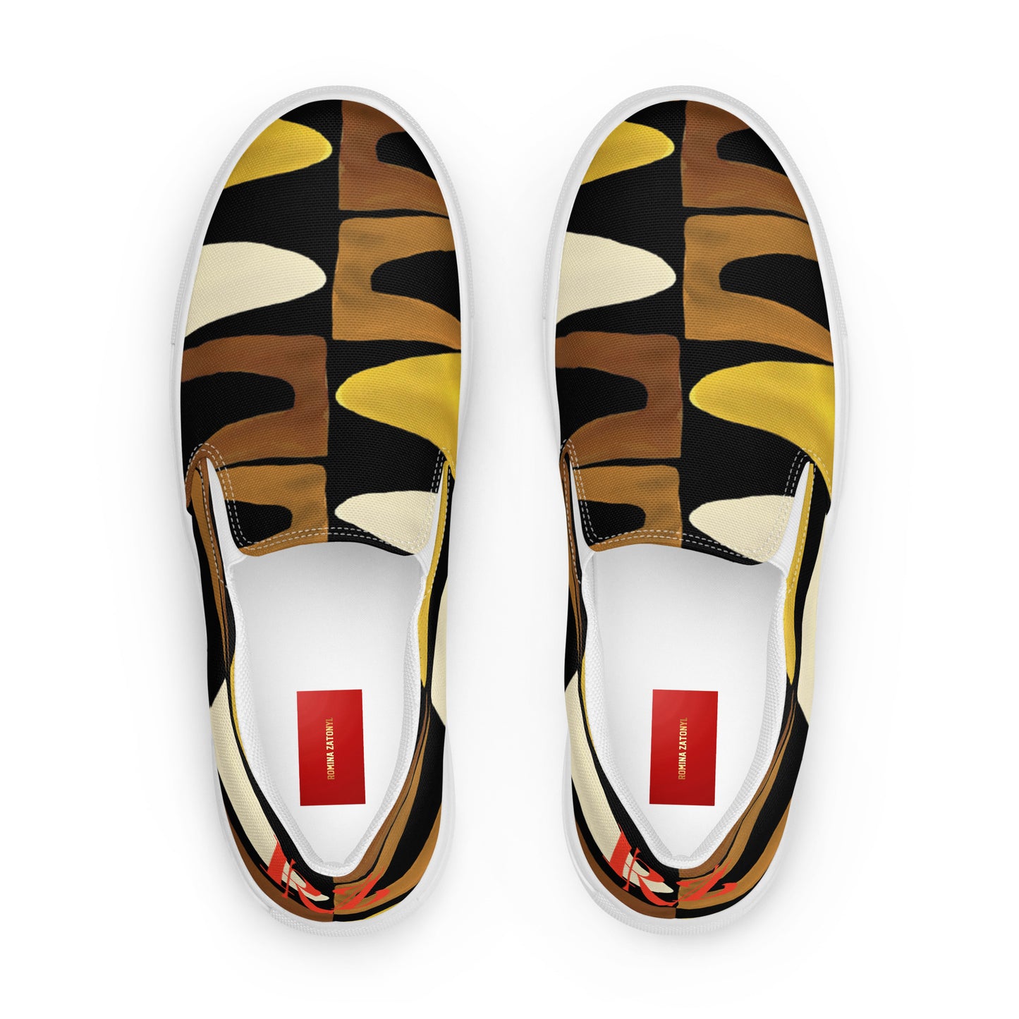 Zapatillas de lona sin cordones para hombre RZ