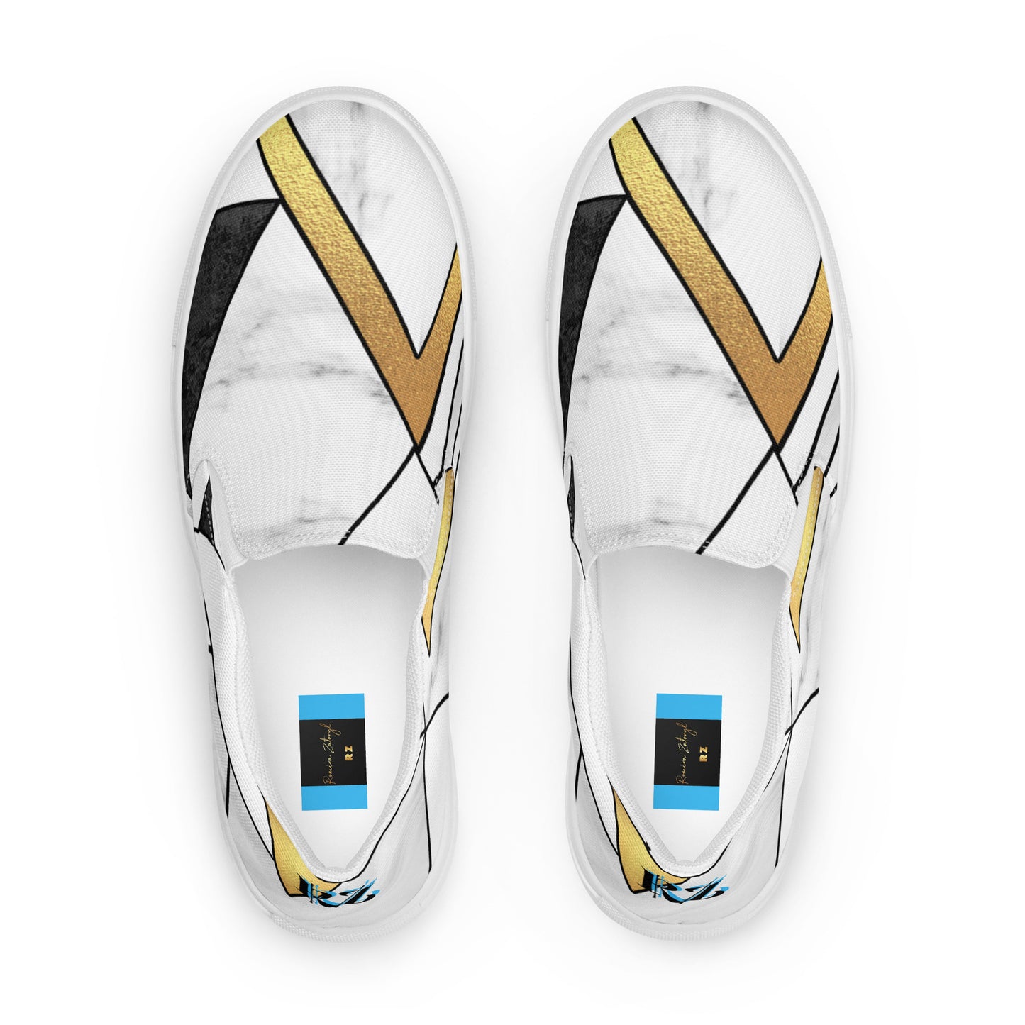 Zapatillas de lona sin cordones para hombre RZ