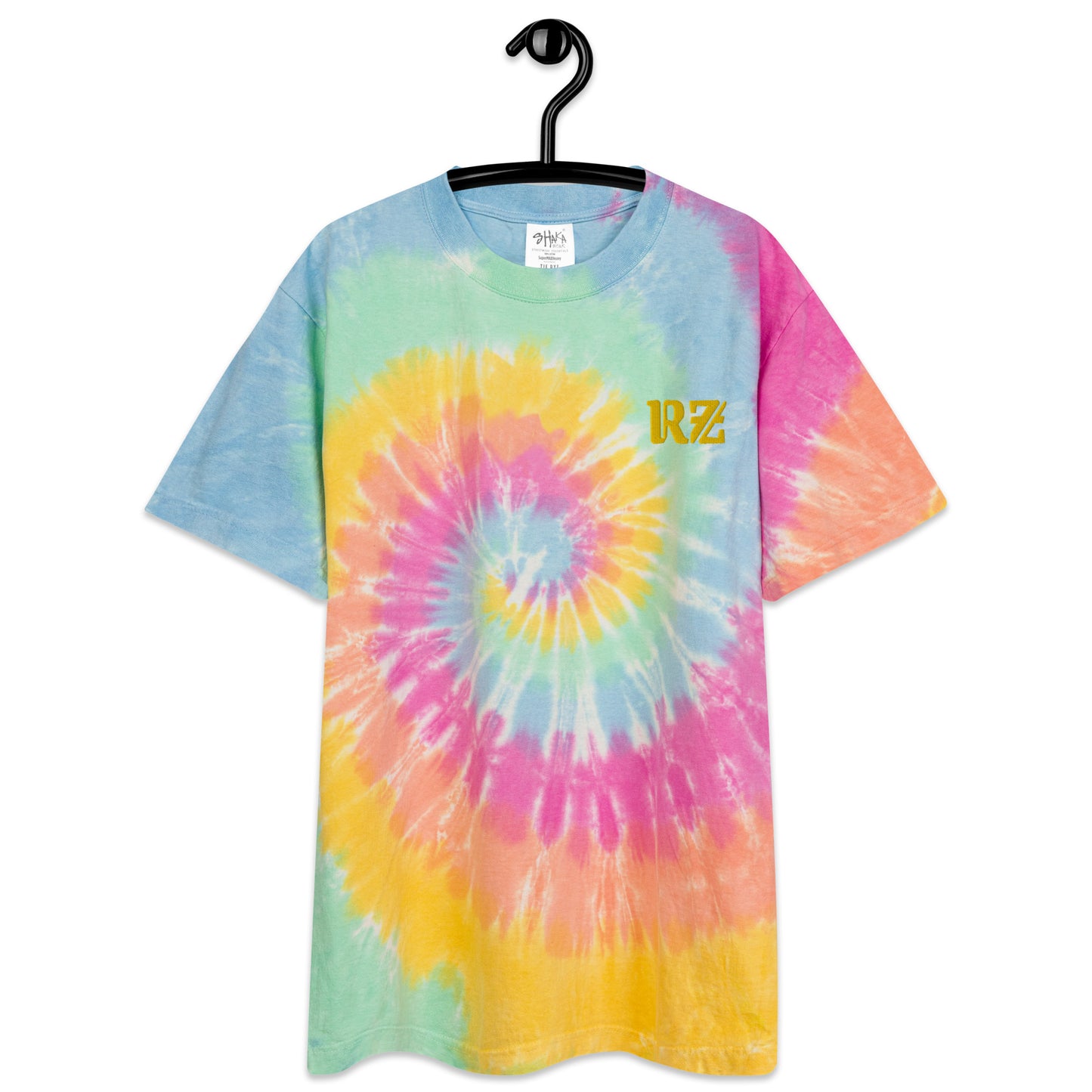 Camiseta oversize con efecto tie dye