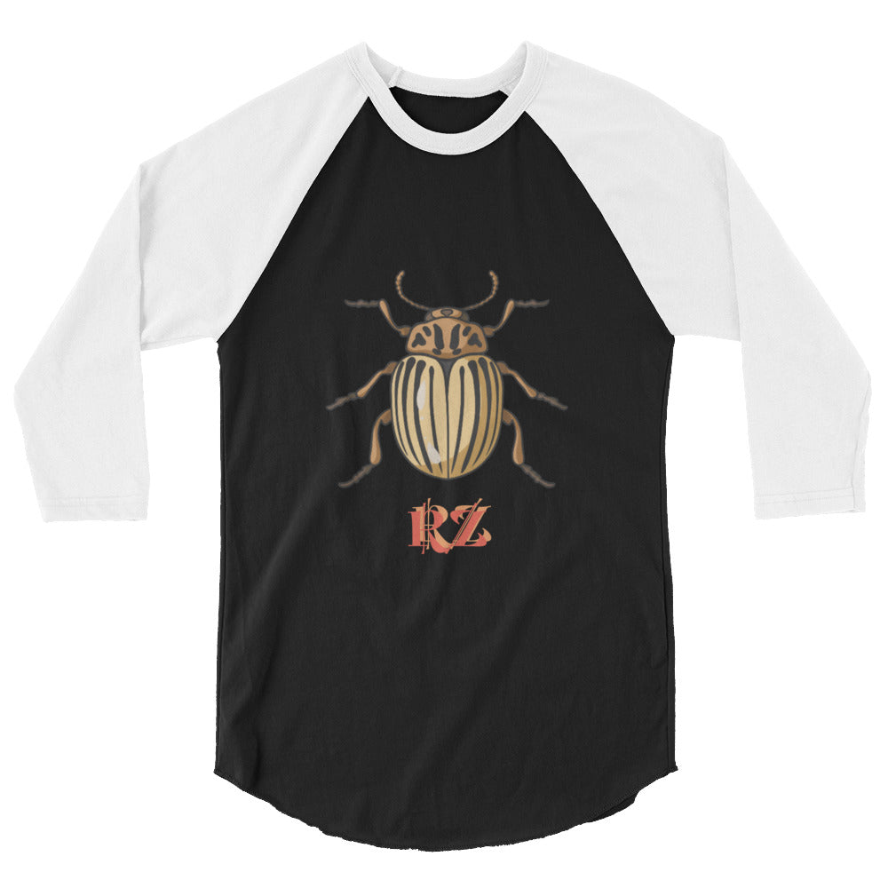 Camiseta con manga raglán tres cuartos RZ