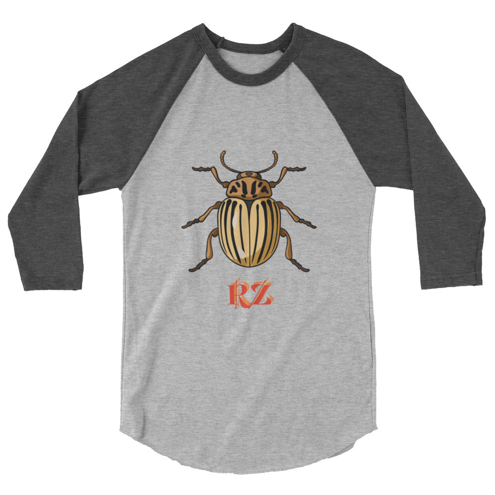 Camiseta con manga raglán tres cuartos RZ