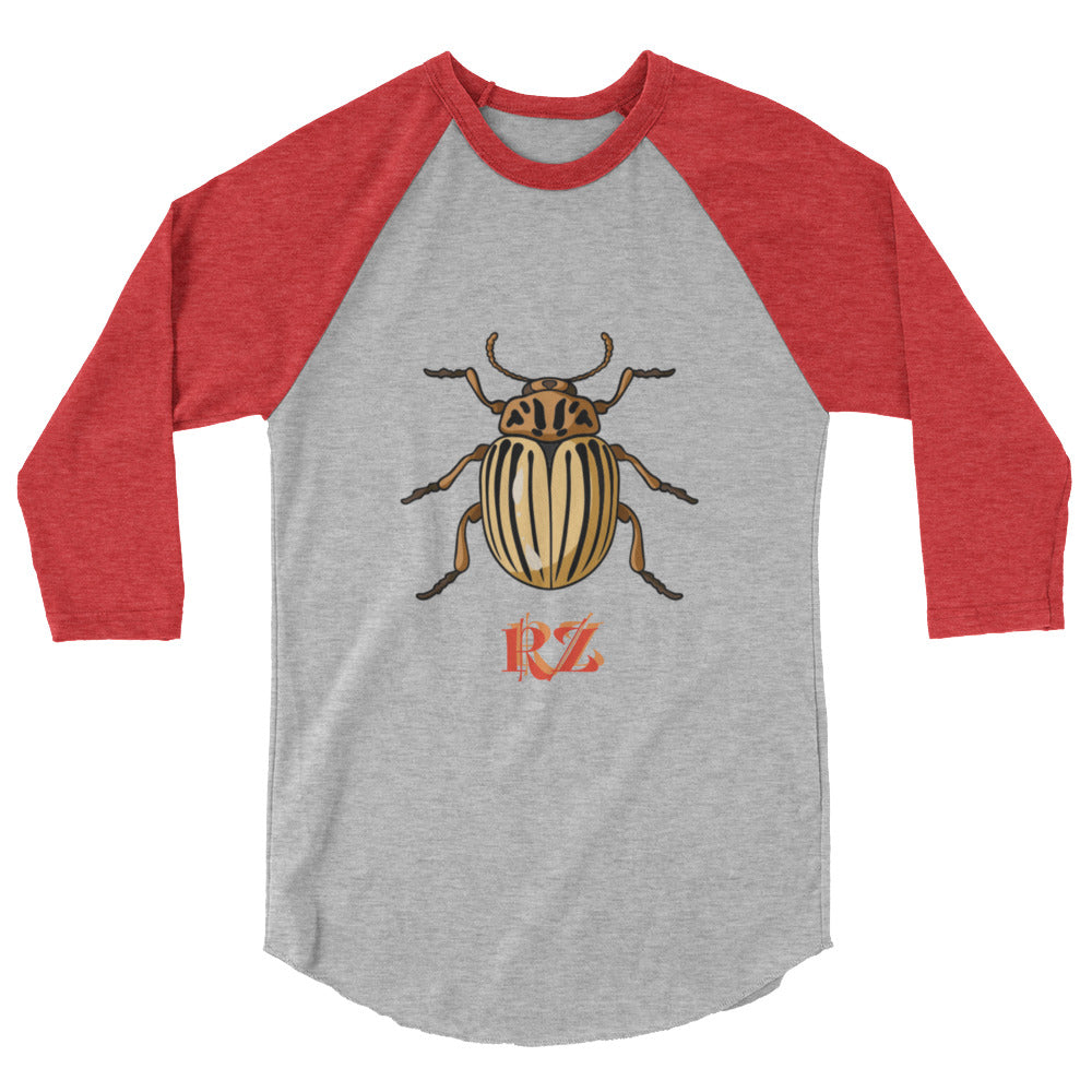Camiseta con manga raglán tres cuartos RZ