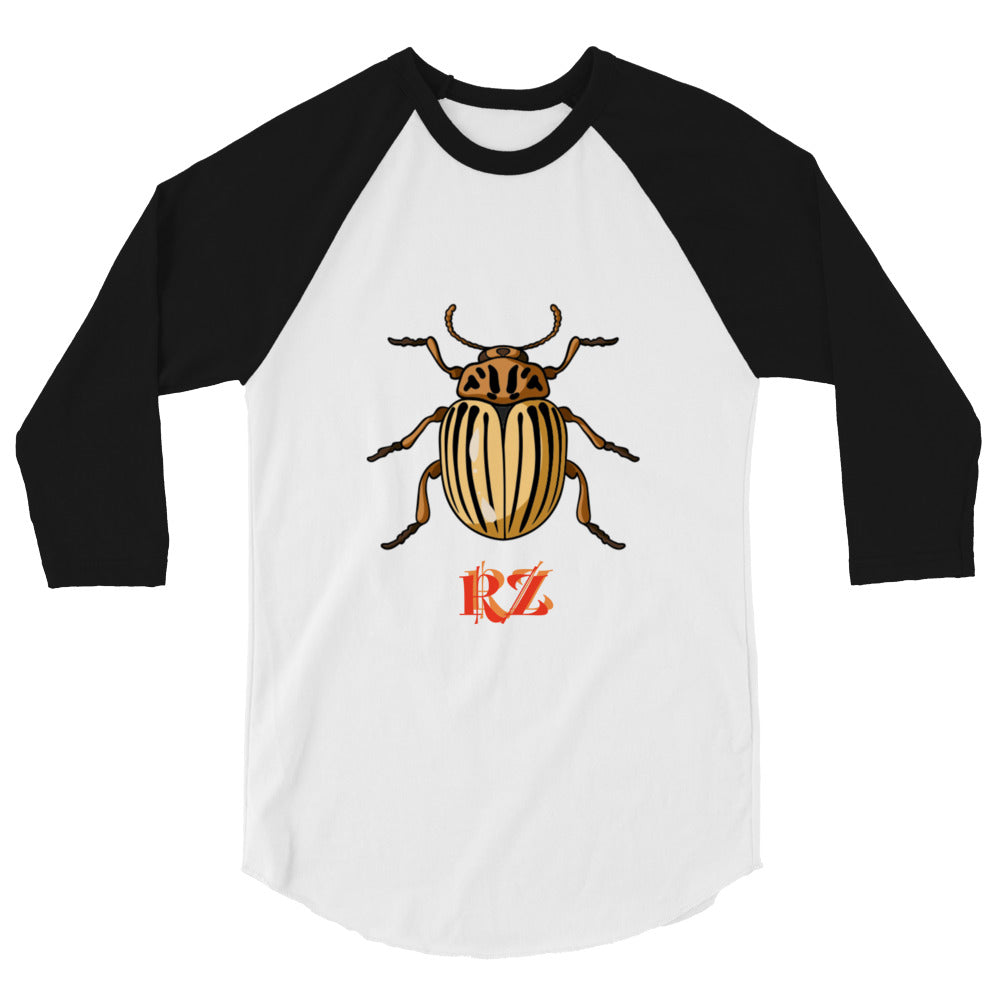 Camiseta con manga raglán tres cuartos RZ