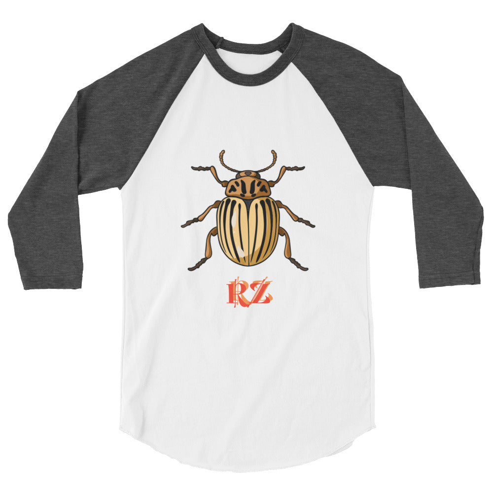 Camiseta con manga raglán tres cuartos RZ