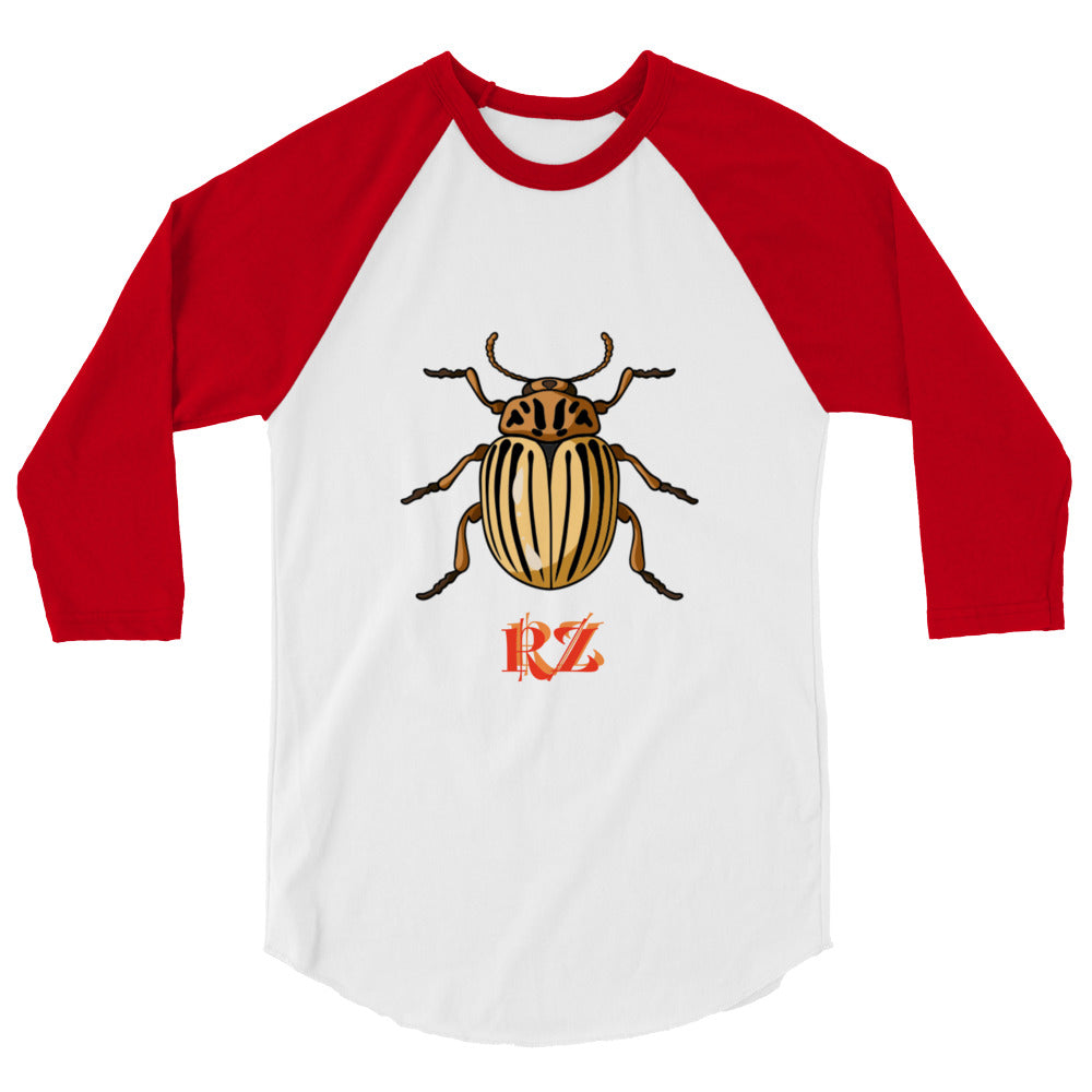 Camiseta con manga raglán tres cuartos RZ