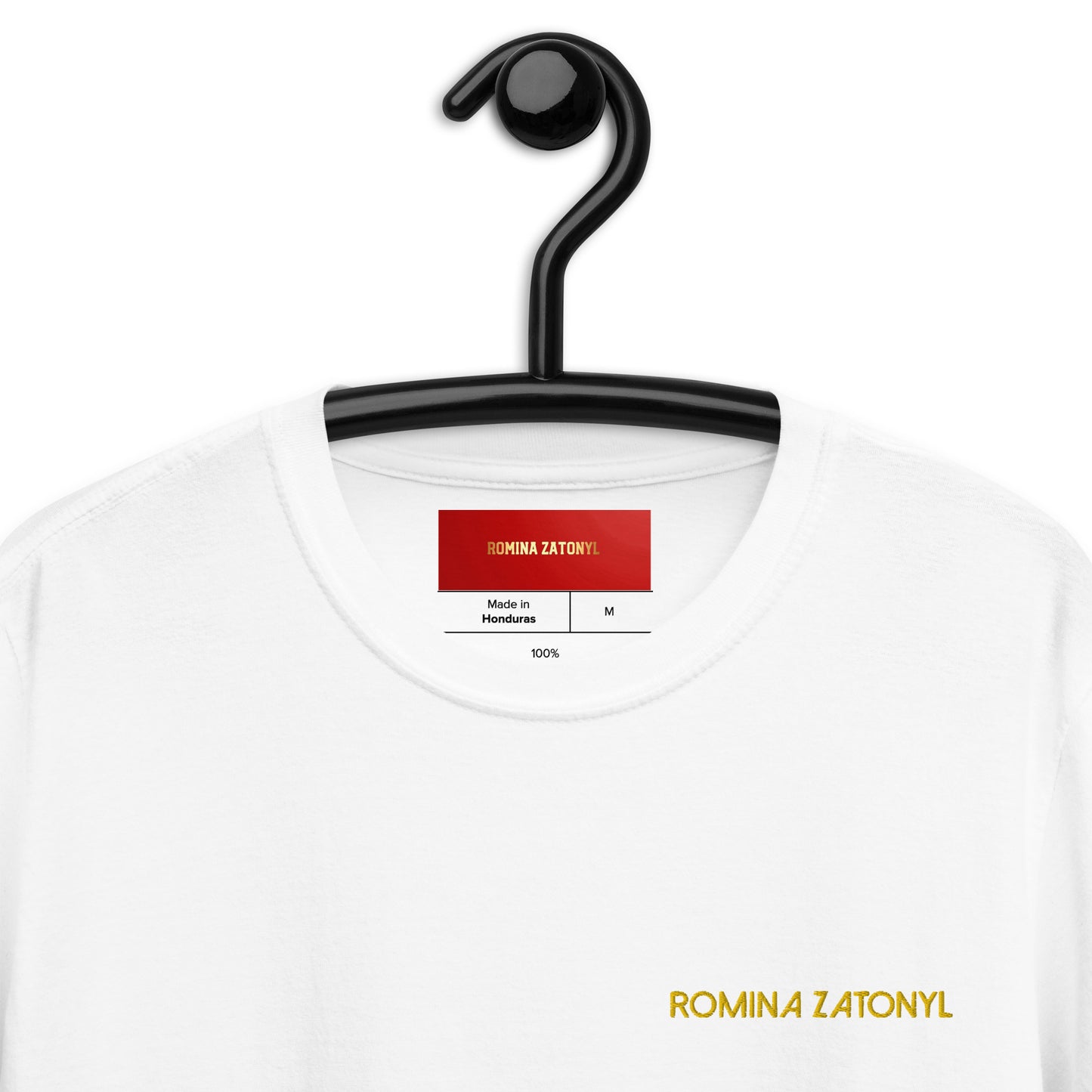 Camiseta RZ bordada y estampada unisex