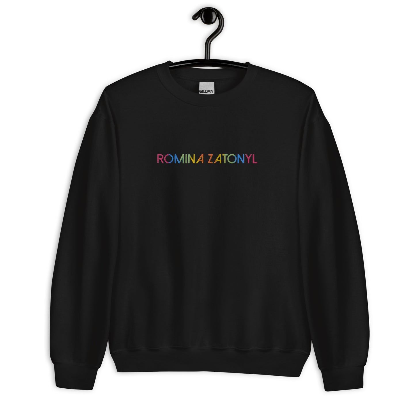 Sudadera RZ unisex, bordada y estampada