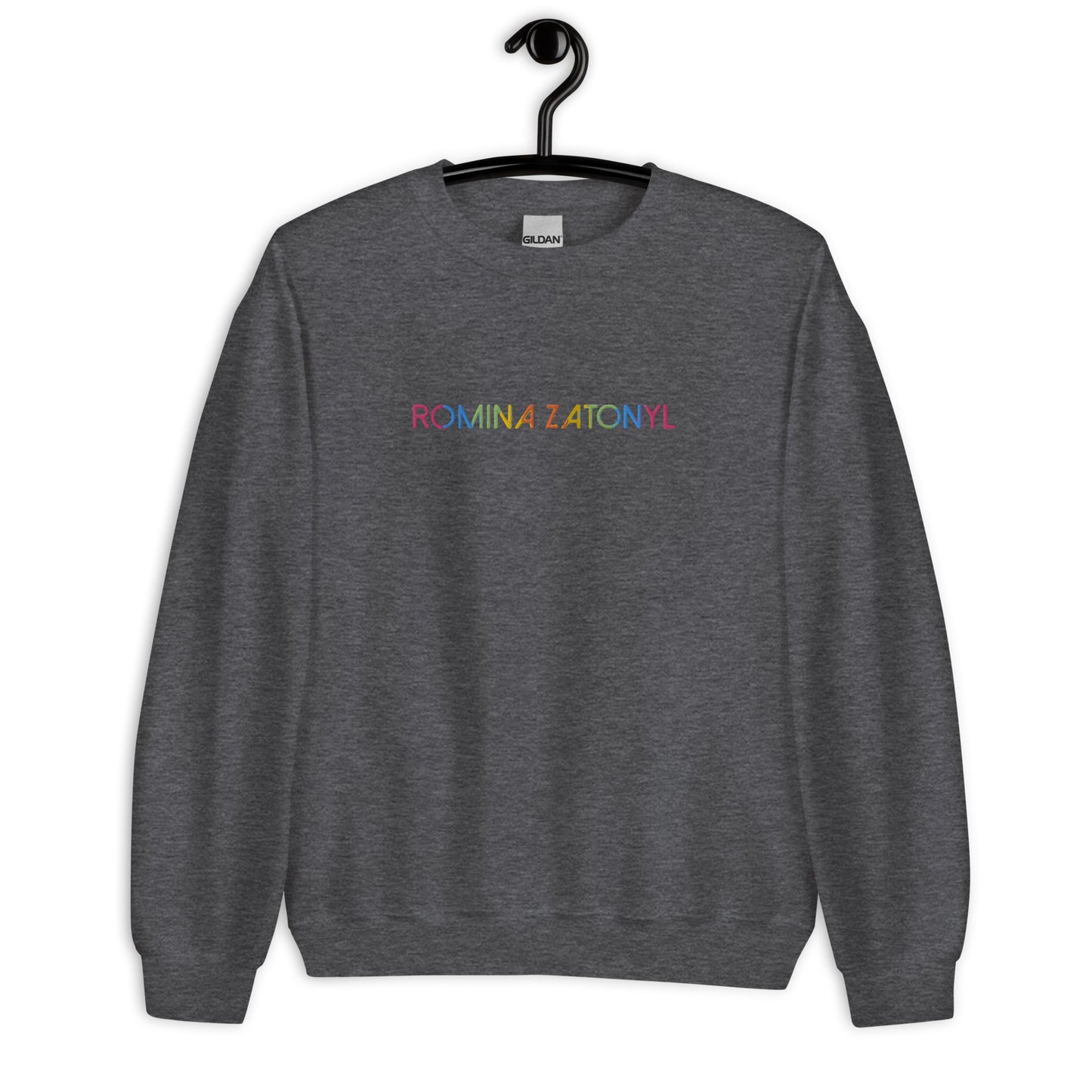 Sudadera RZ unisex, bordada y estampada