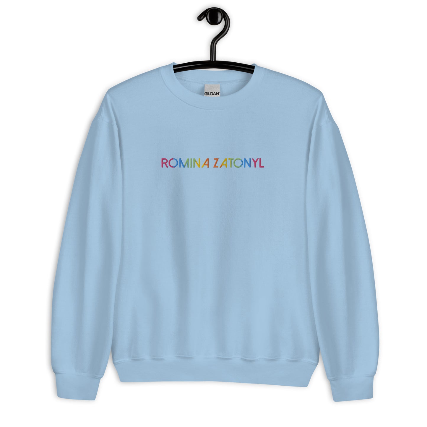 Sudadera RZ unisex, bordada y estampada