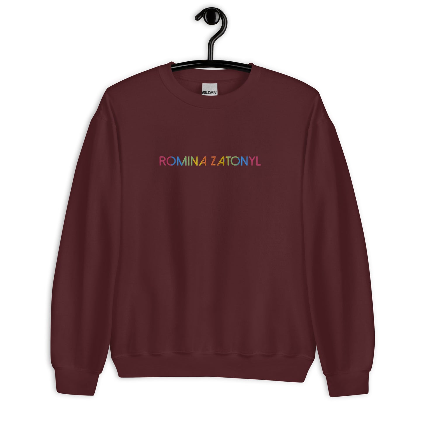 Sudadera RZ unisex, bordada y estampada