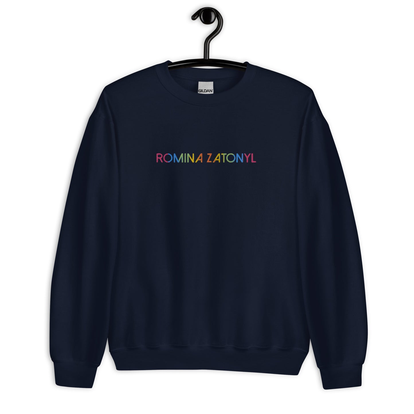 Sudadera RZ unisex, bordada y estampada