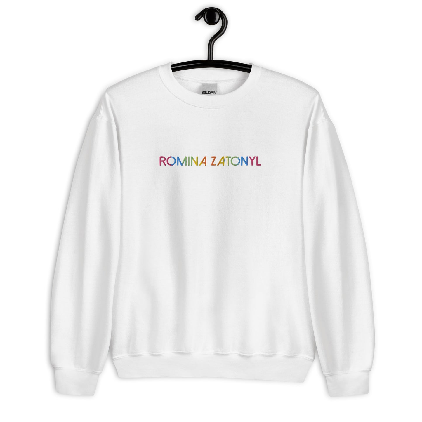 Sudadera RZ unisex, bordada y estampada