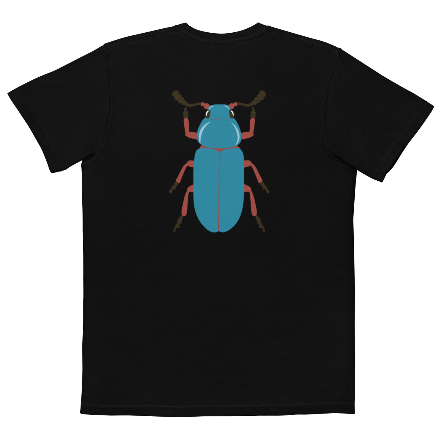 Camiseta con bolsillo teñida unisex RZ