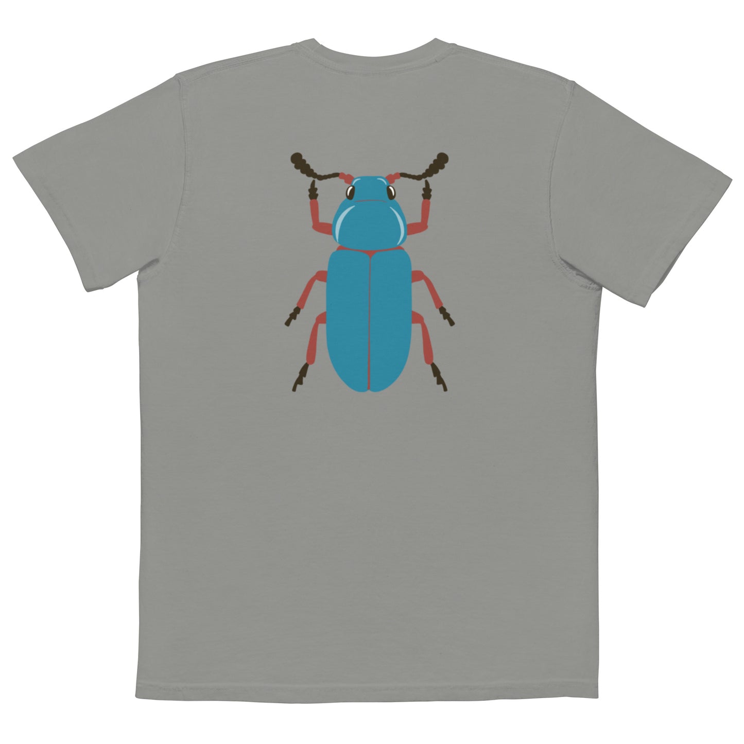 Camiseta con bolsillo teñida unisex RZ
