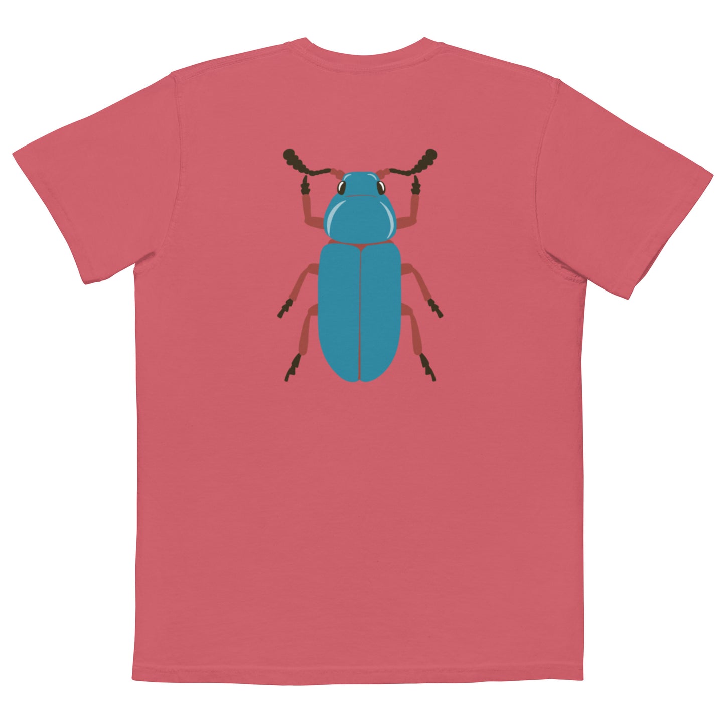 Camiseta con bolsillo teñida unisex RZ