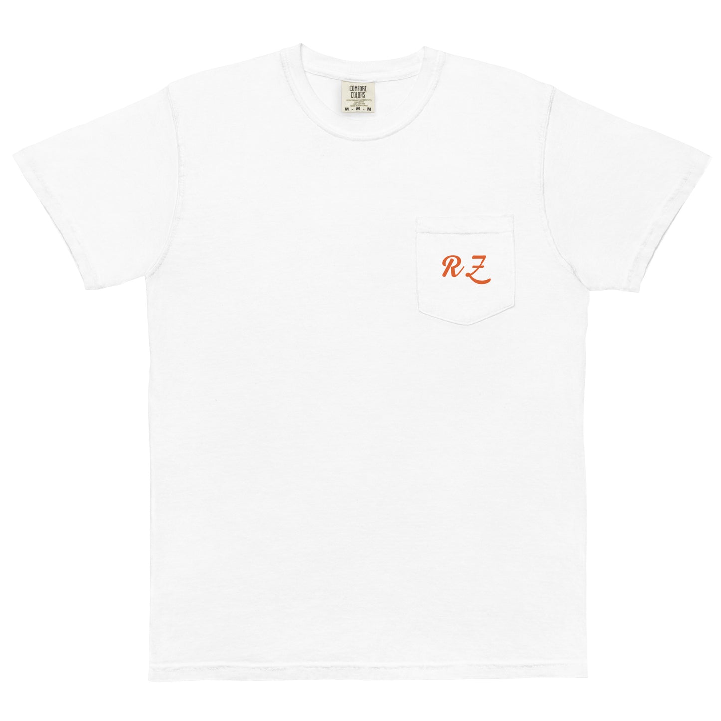 Camiseta con bolsillo teñida unisex RZ
