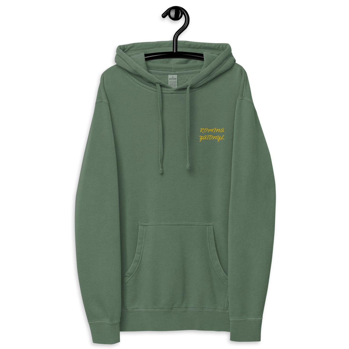 Sudadera con capucha teñida unisex RZ