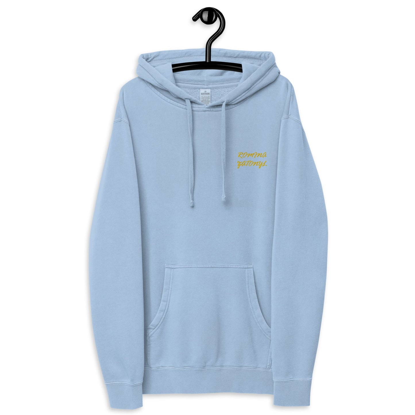 Sudadera con capucha teñida unisex RZ