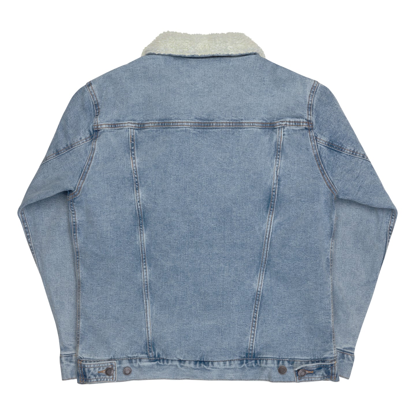 Chaqueta vaquera bordada con borreguillo RZ unisex
