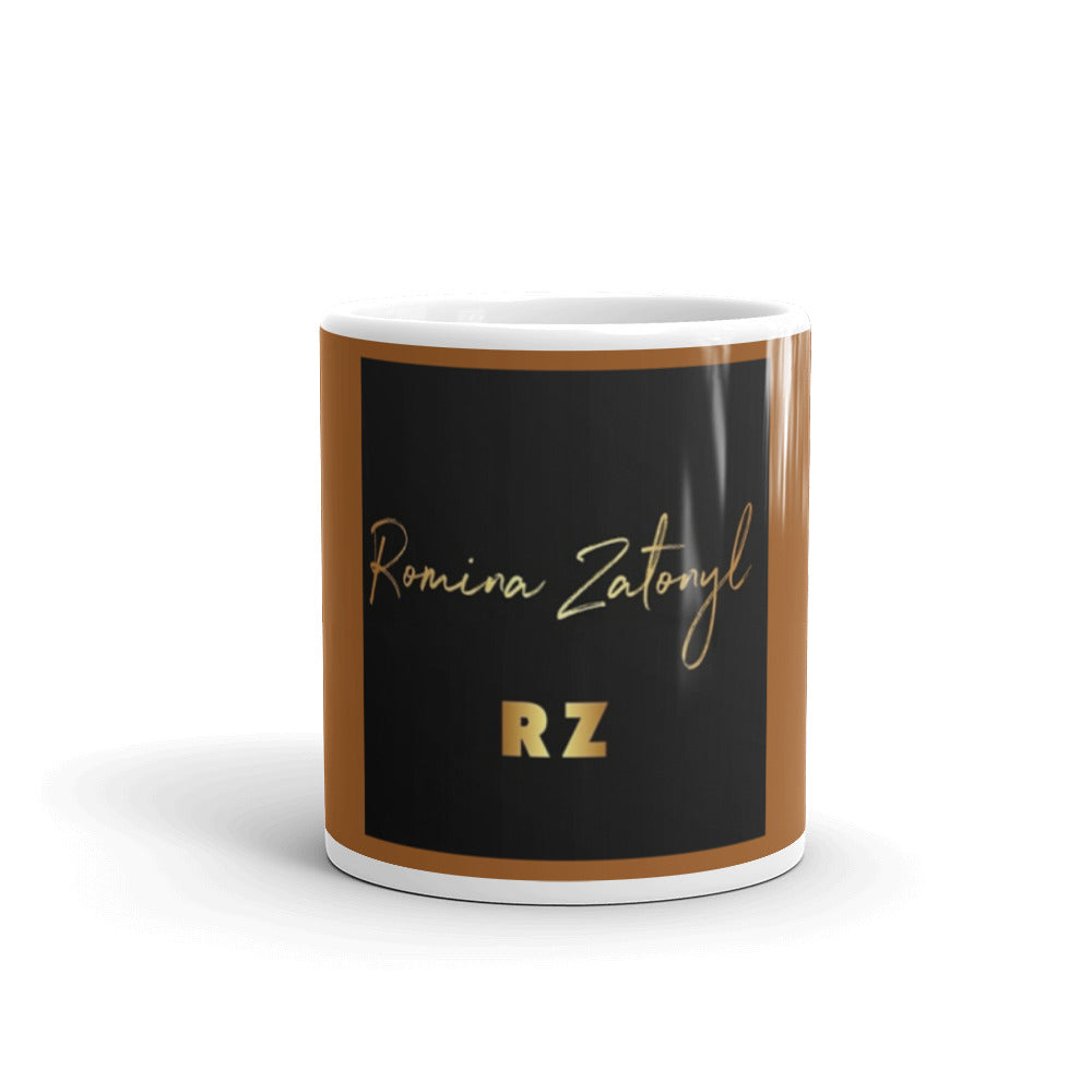 Taza blanca brillante RZ
