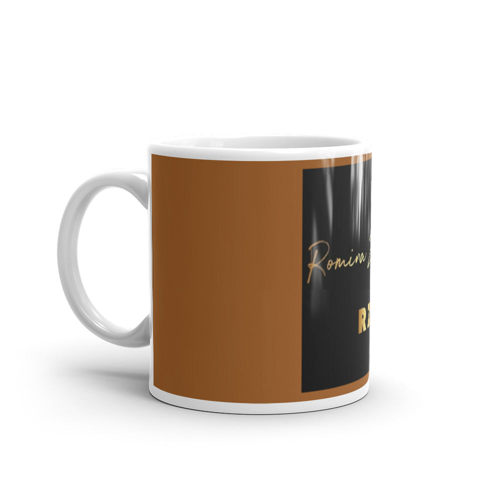 Taza blanca brillante RZ