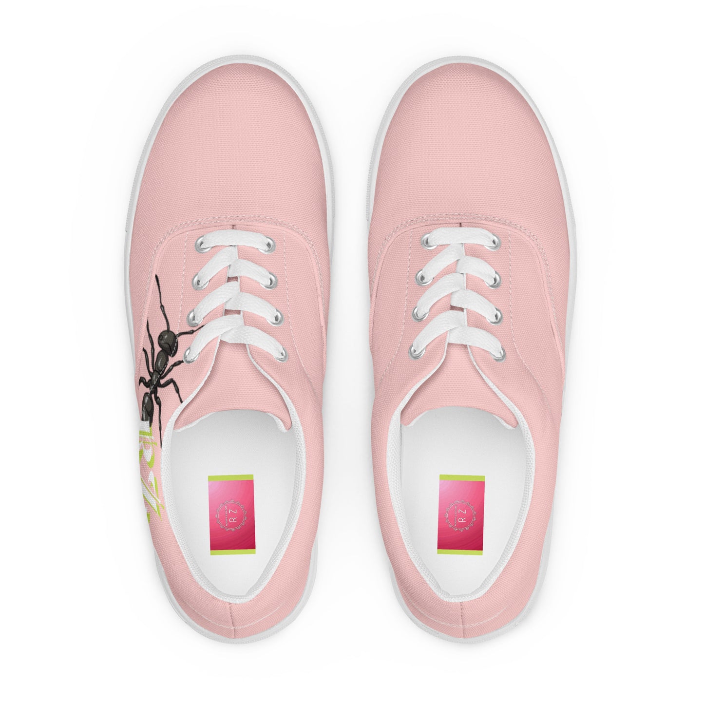 Zapatillas de lona con cordones para mujer RZ