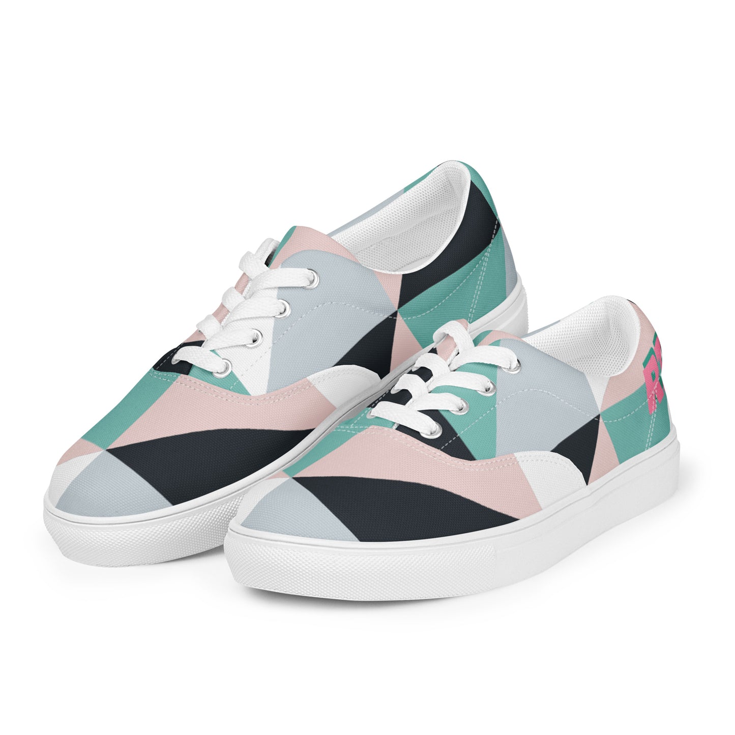 Zapatillas de lona con cordones para mujer RZ