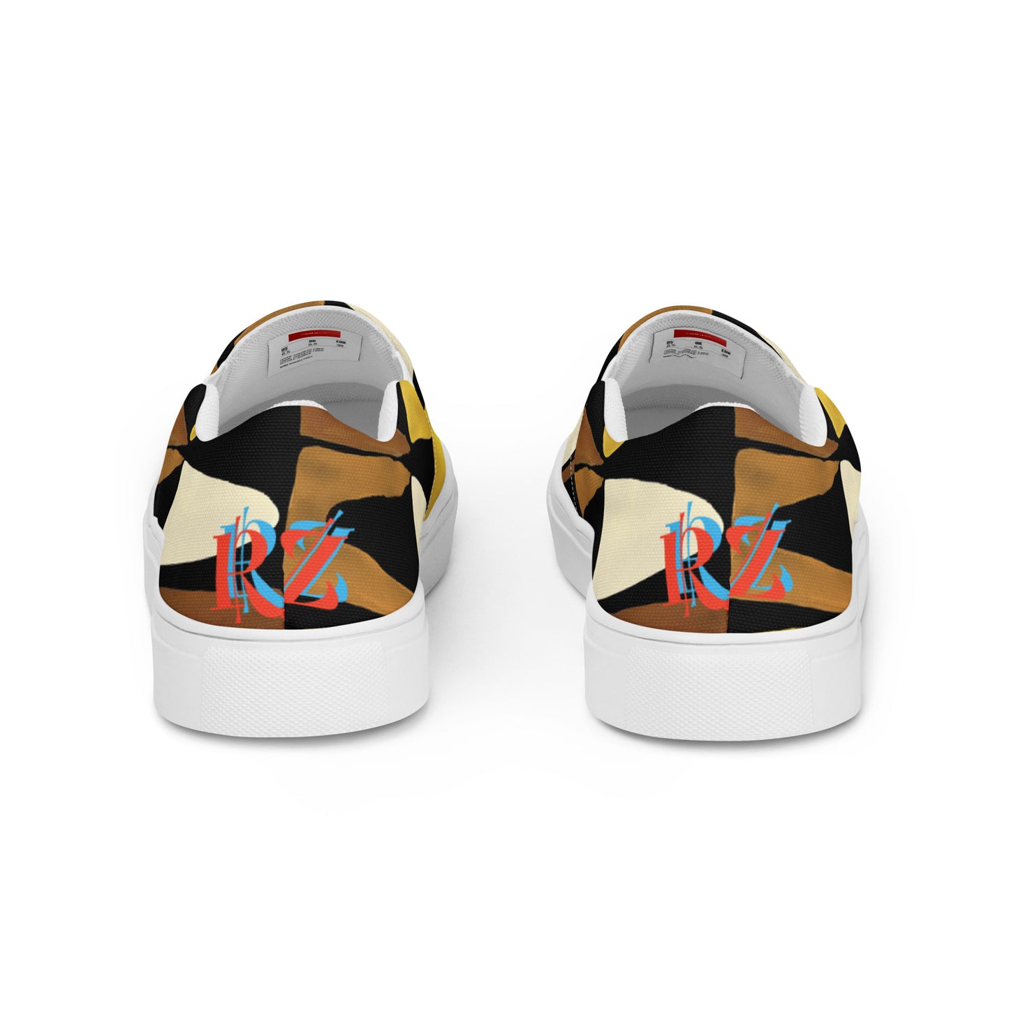 Zapatillas de lona sin cordones para mujer RZ