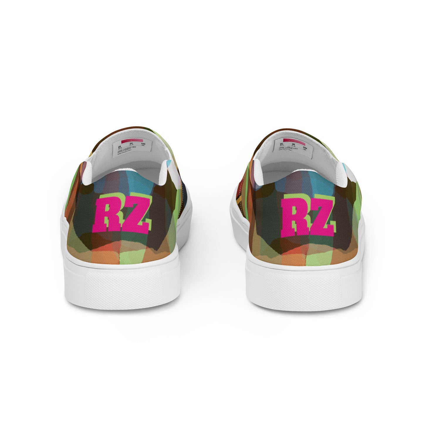 Zapatillas de lona sin cordones para mujer RZ