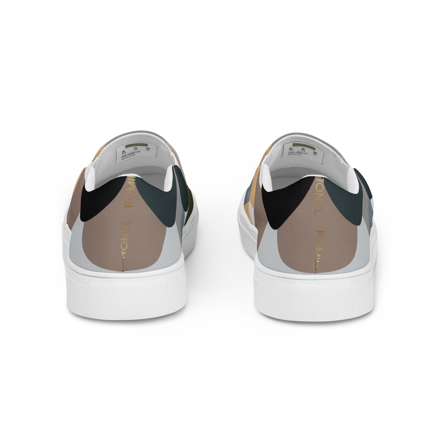 Zapatillas de lona sin cordones para mujer RZ