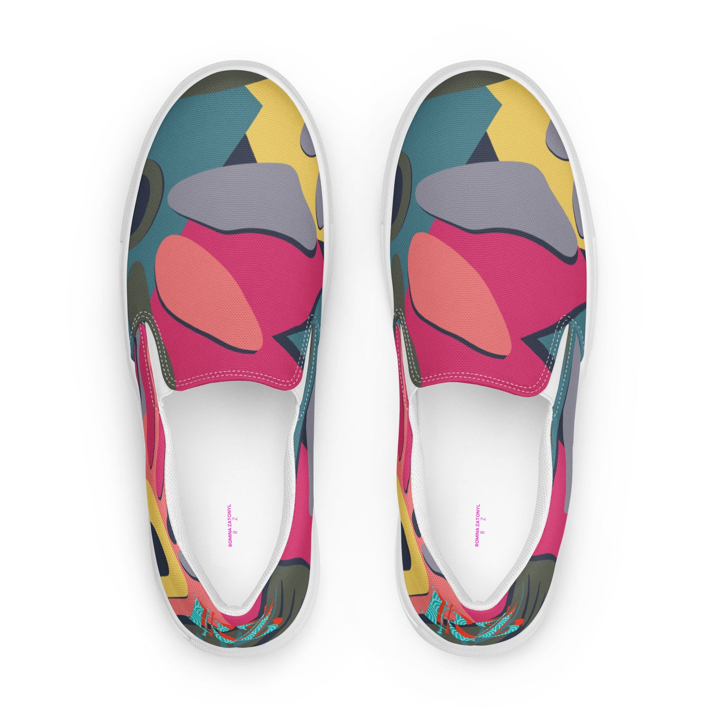 Zapatillas de lona sin cordones para mujer RZ