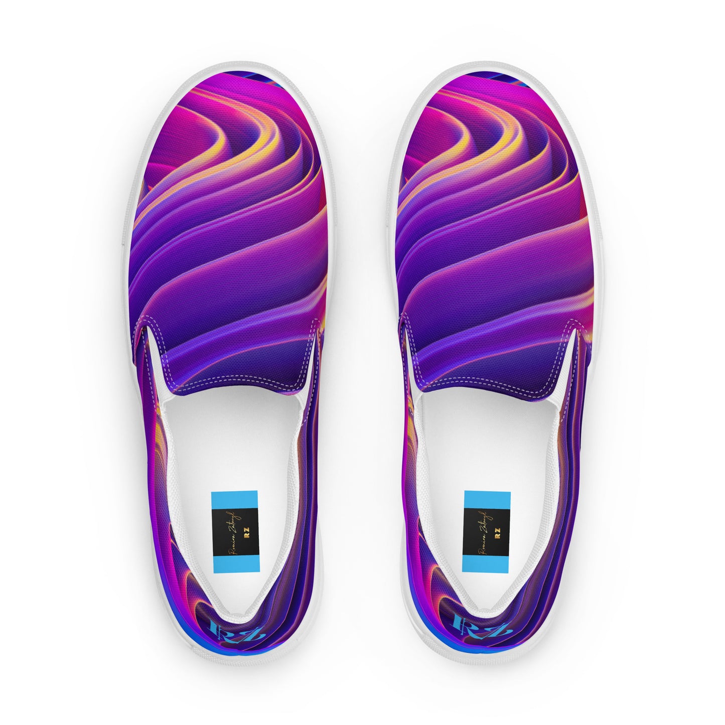Zapatillas de lona sin cordones para mujer RZ