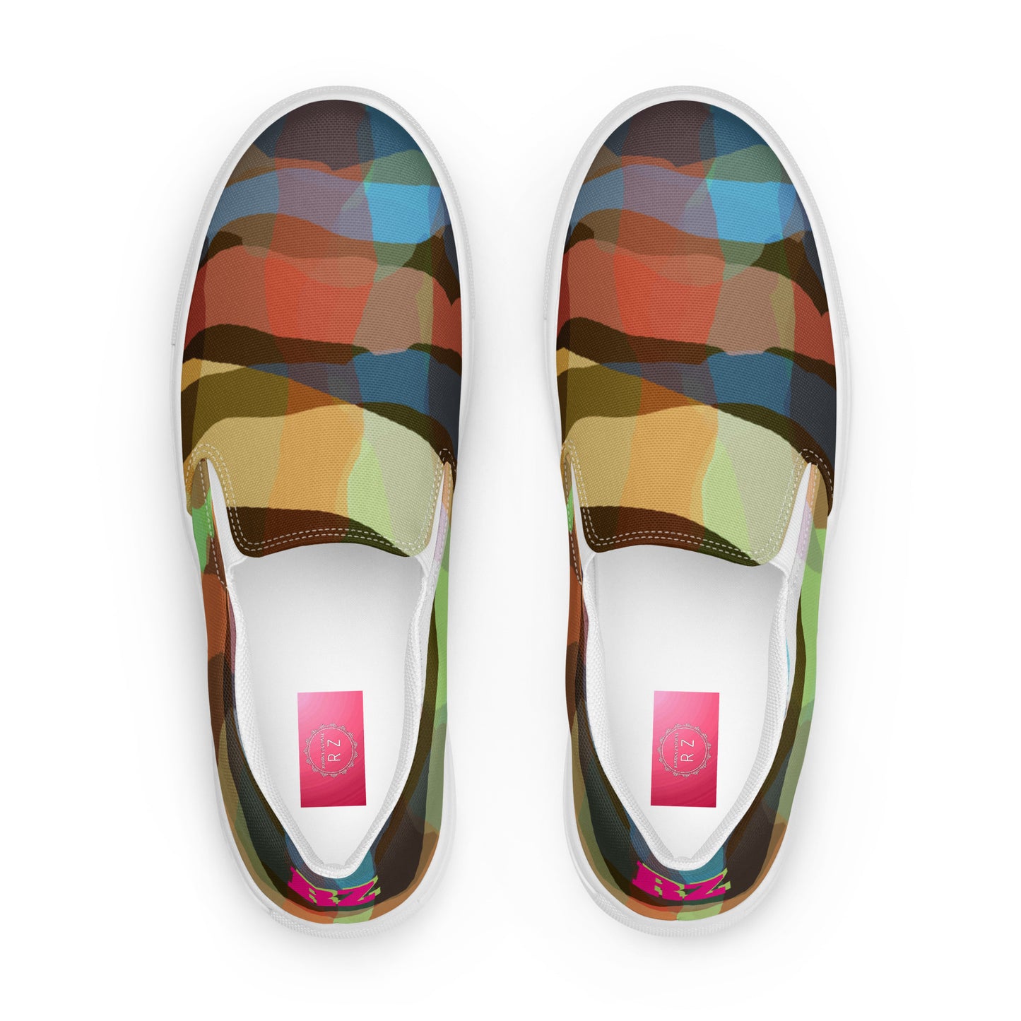 Zapatillas de lona sin cordones para mujer RZ
