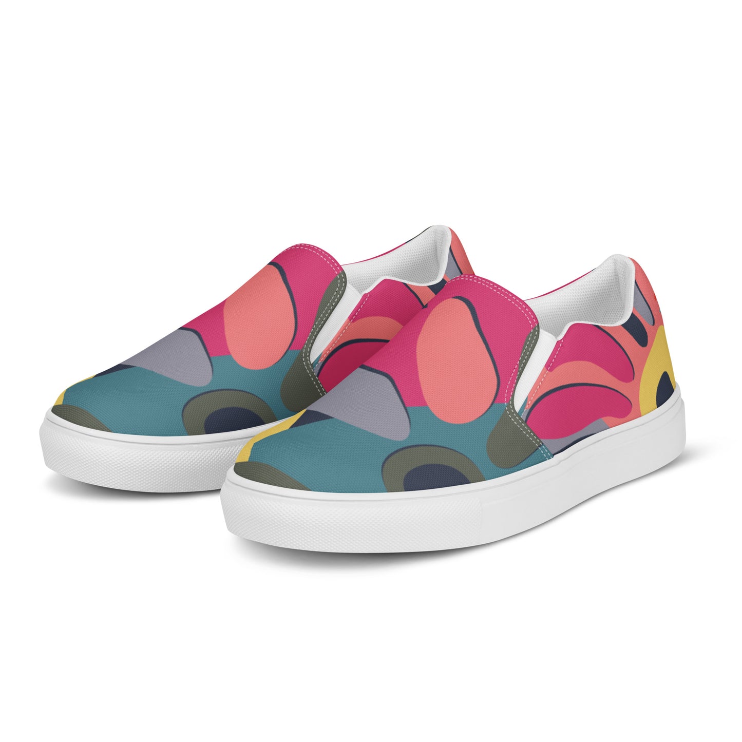 Zapatillas de lona sin cordones para mujer RZ