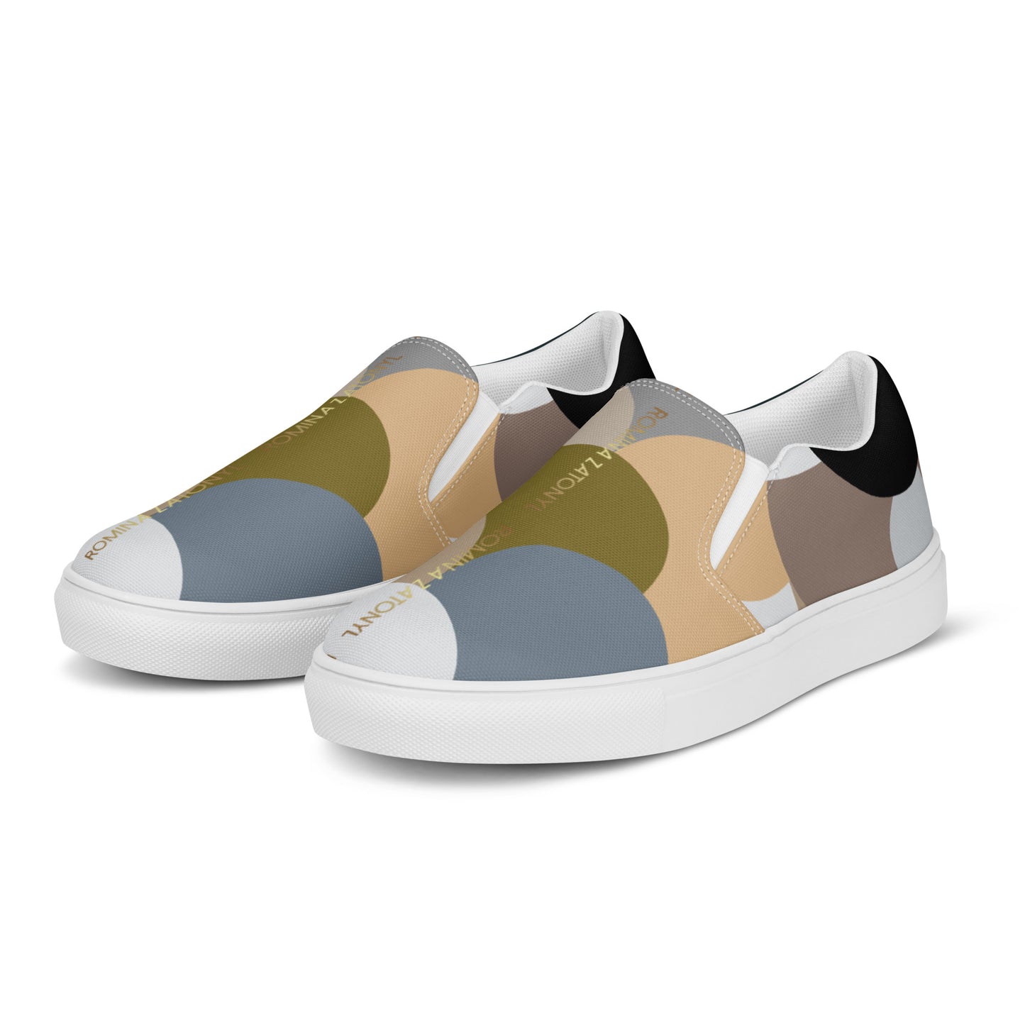 Zapatillas de lona sin cordones para mujer RZ
