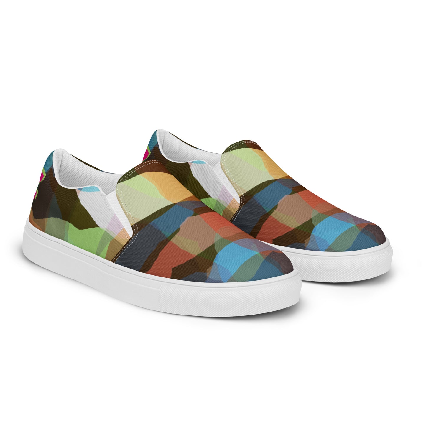 Zapatillas de lona sin cordones para mujer RZ
