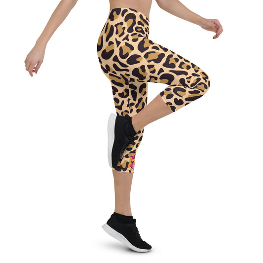 Leggings capri RZ Leopard