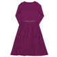 Vestido midi violeta/liso RZ
