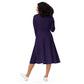 Vestido midi RZ, liso