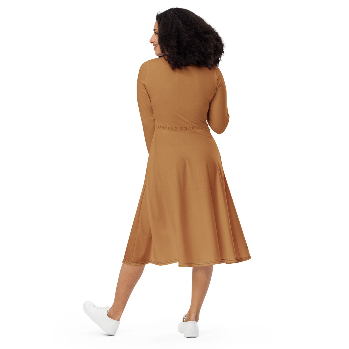 Vestido midi RZ Leopard